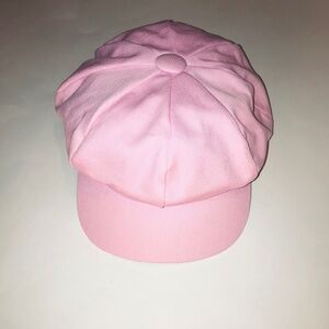 NWOT Baby Pink 100% Cotton Newsboy Apple Cap Hat | Soft Girl Coquette Spring